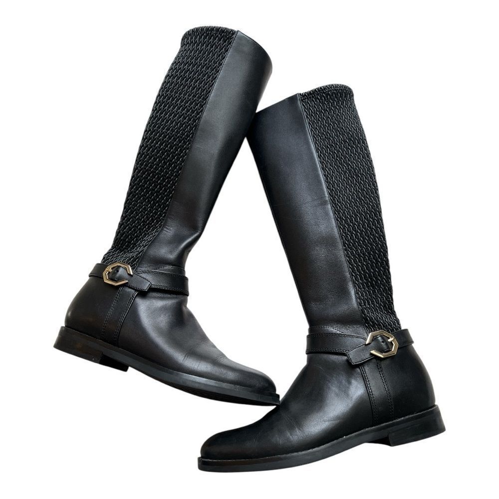 Cole Haan Elegant Black Knee High Boots